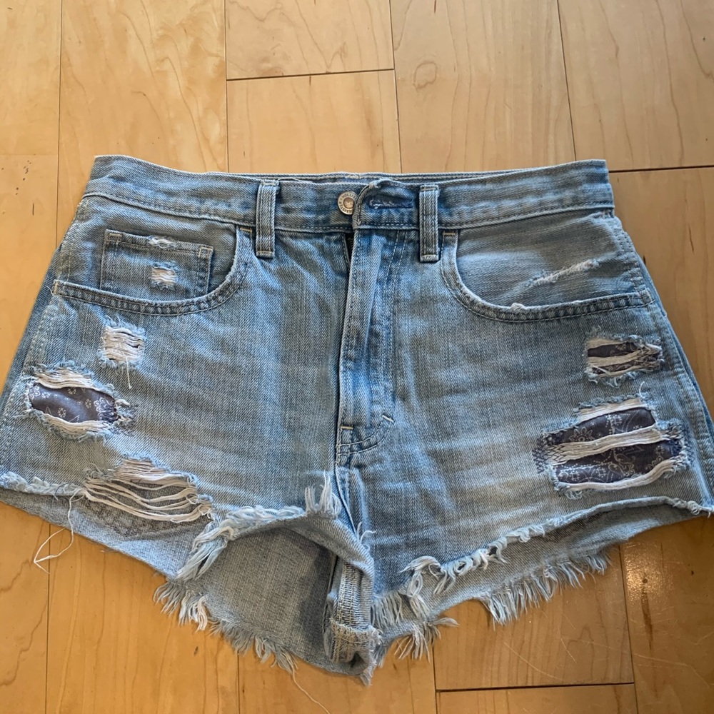 Hollister jean shorts